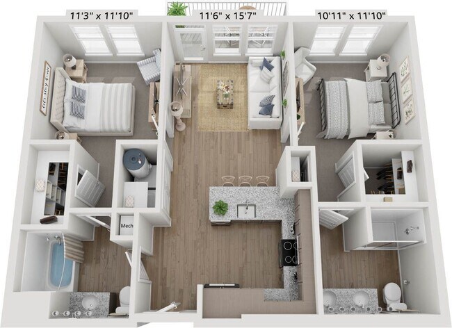 Unit 4201 4201 floor plan